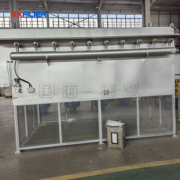 化纖廠空調(diào)送風自潔式空氣過濾器