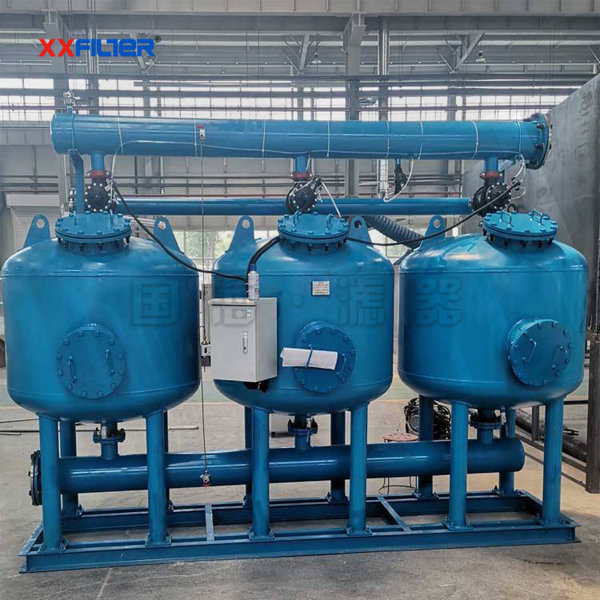 循環(huán)水過(guò)濾5罐并聯(lián)淺層砂過(guò)濾器