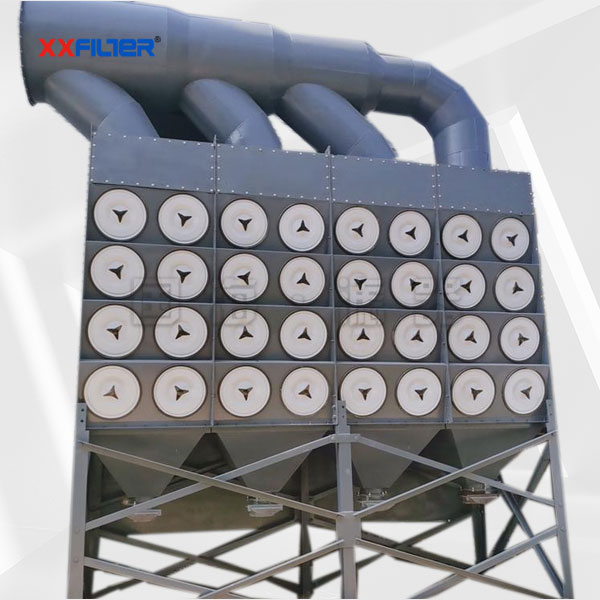 藥廠粉體處理設(shè)備濾筒除塵器