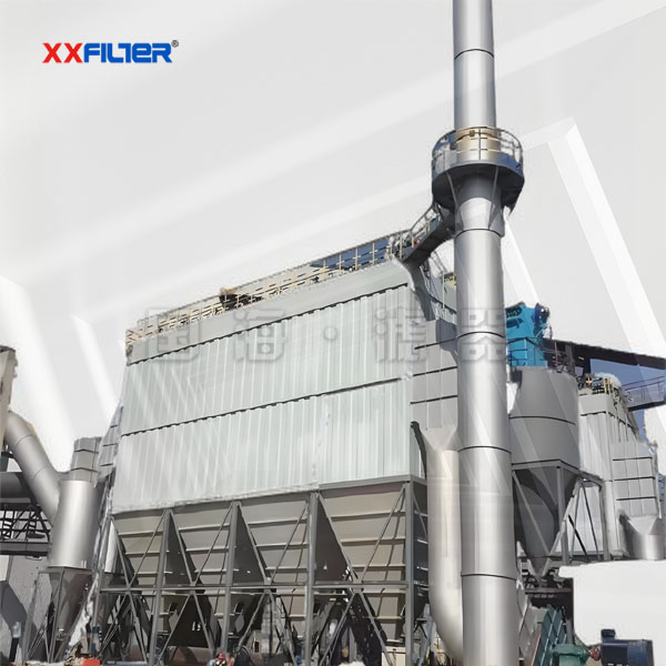 6900m3/h風(fēng)量冶金袋式除塵器