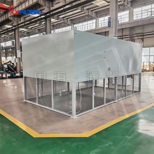 800㎡過濾面積車間進氣系統(tǒng)自潔式空氣過濾器