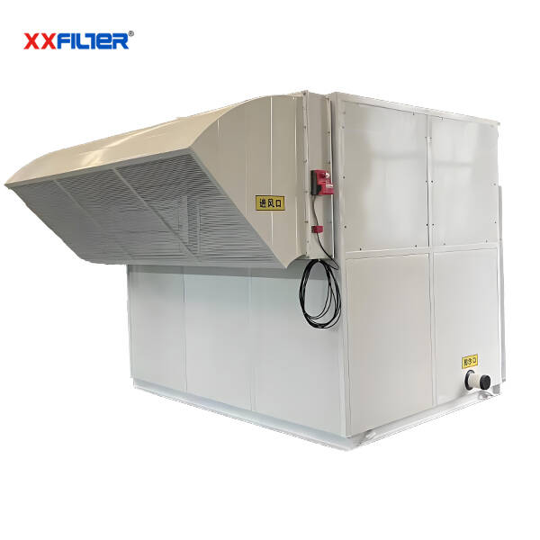 戈壁礦區(qū)自清潔沙塵過濾機組