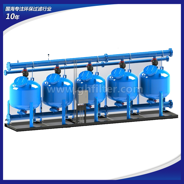 淺層砂過(guò)濾器常用于軟化水、反滲透的前級(jí)預(yù)處理